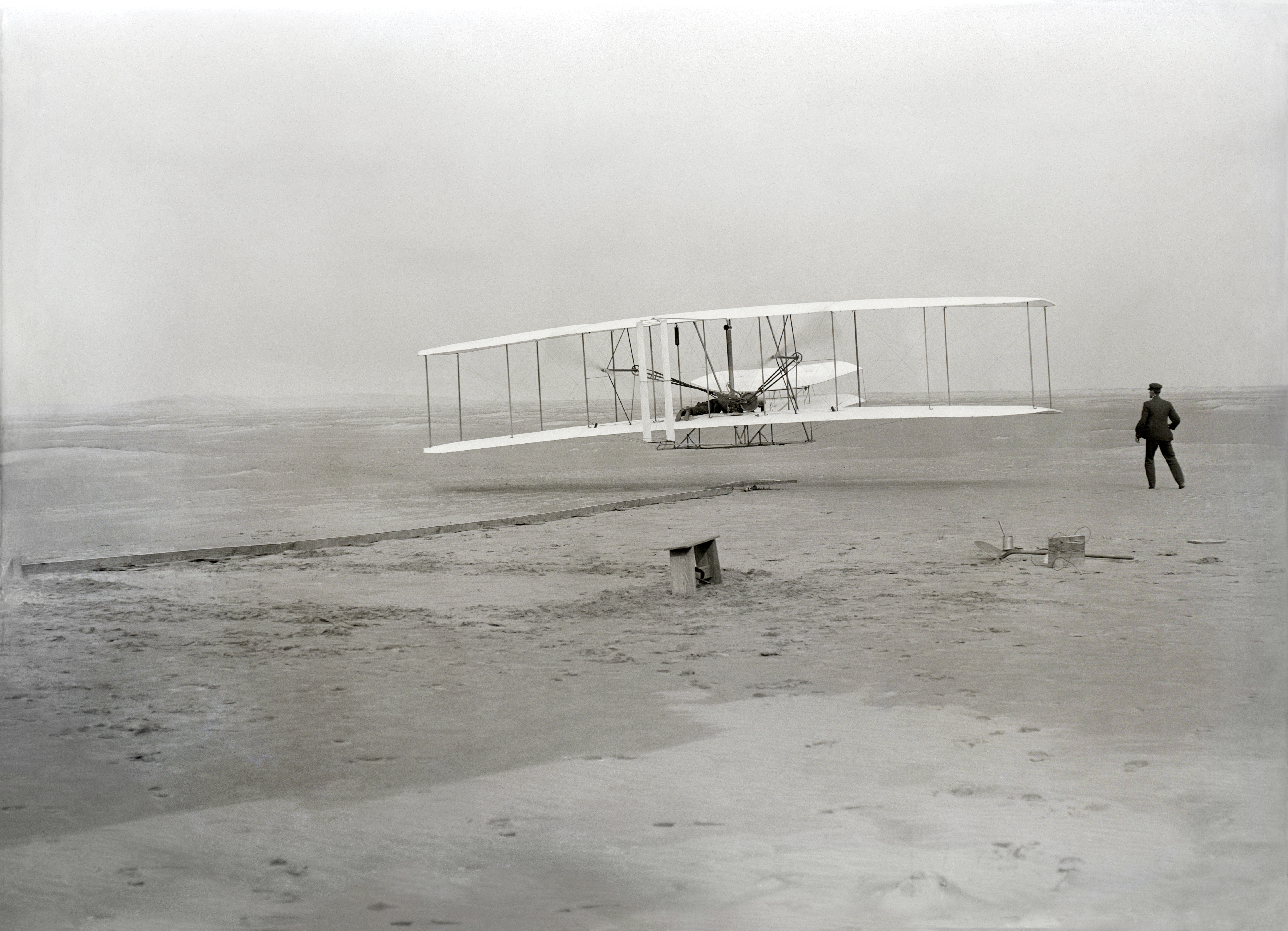 First flight by the Wright Brothers